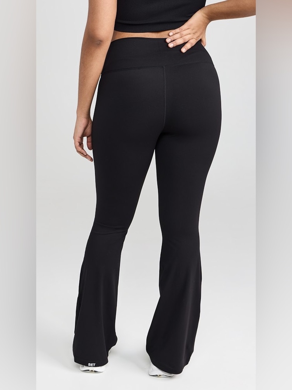 SET ACTIVE Sportbody Flare Black Leggings Size S